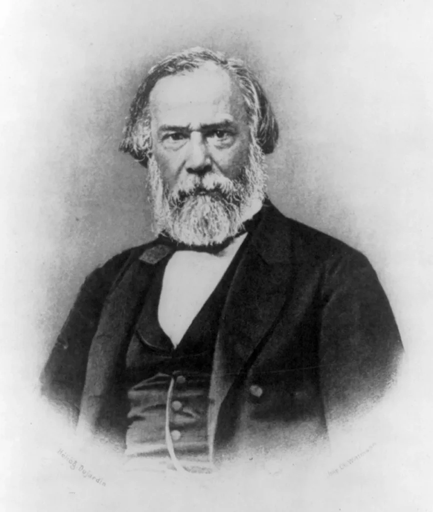 Historical portrait of Charles-Édouard Brown-Séquard, pioneer of hormone therapy experiments