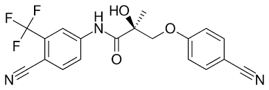The structure of Ostarine, a SARM